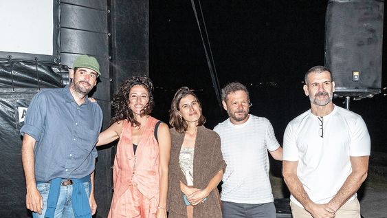 De JIIFF: productor general Martín Cuinat, cofundadoras y programadoras Mariana Rubio Pittaluga y Fiona Pittaluga, con Tomás Darcyl de Diamonds Films y cofundador, programador y director de Working JIIFF Pablo Mazzola