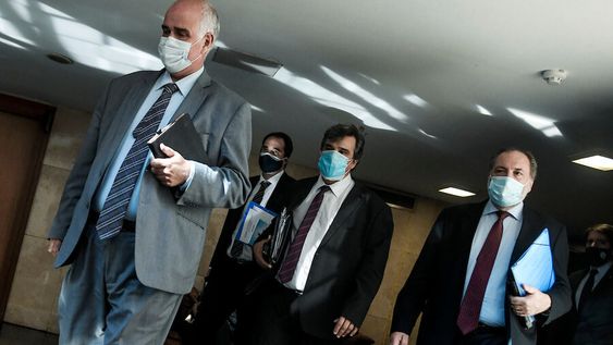 Senadores del Partido Nacional. Foto: Javier Calvelo / adhocFOTOS Senadores del Partido Nacional. Foto: Javier Calvelo / adhocFOTOS