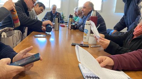 Reunión del Consejo Superior Público en el Ministerio de Trabajo.