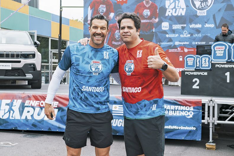 Director del Centro Deportivo Integral Enfoque&nbsp;Andrés Scotti y gerente general de Bimbo Nelson&nbsp;Venegas.