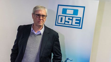 Raúl Montero, presidente de OSE. Foto: Mauricio Zina / adhocFOTOS