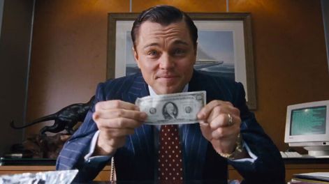 Leonardo DiCaprio en Lobo de Wall Street