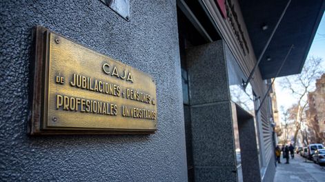 Caja de Jubilaciones y Pensiones de Profesionales Universitarios. Foto: Mauricio Zina / adhocFOTOS