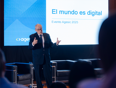 Daniel Mordecki durante el evento anual de Agesic bajo la consigna “El mundo es digital”, 26 de noviembre de 2025. Daniel Mordecki durante el evento anual de Agesic bajo la consigna “El mundo es digital”, 26 de noviembre de 2025.