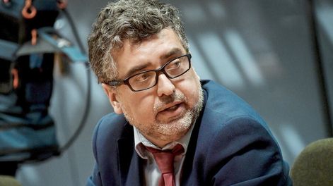 Martín Pérez Banchero durante su comparecencia en la investigadora parlamentaria sobre irregularidades en el Mintur. Foto: Javier Calvelo, adhocFOTOS