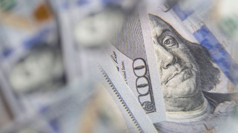 Billetes de dólares.