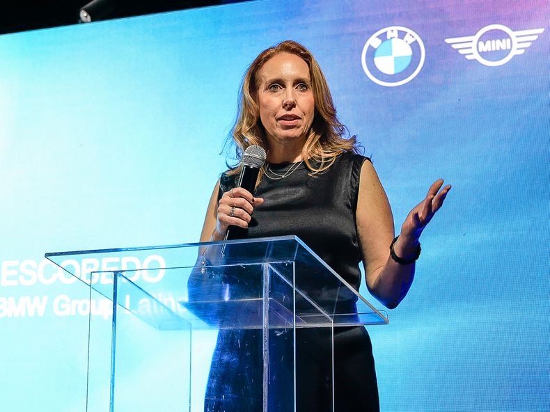 Presidenta y CEO de BMW Group Latinoamérica Maru Escobedo.