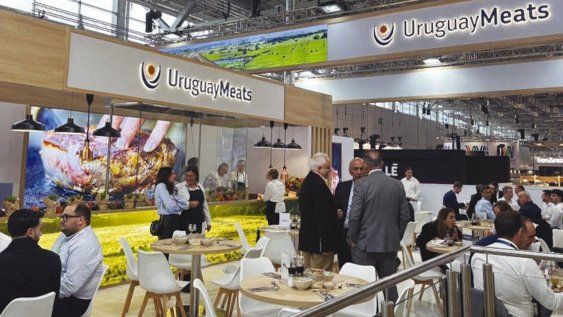 El estand de Uruguay Meats en Anuga fue de 660 metros cuadrados, con un restaurante para degustar carne uruguaya; participaron 15 plantas coexpositoras y más de 15 empresas del sector, totalizando unas 80 personas El estand de Uruguay Meats en Anuga fue de 660 metros cuadrados, con un restaurante para degustar carne uruguaya; participaron 15 plantas coexpositoras y más de 15 empresas del sector, totalizando unas 80 personas