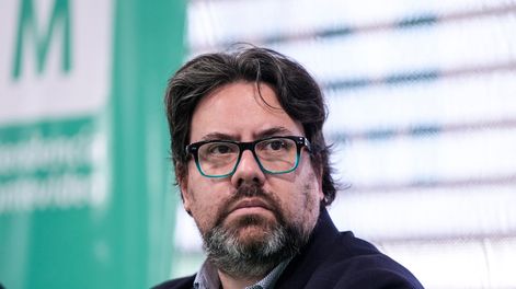 Mauricio Zunino, durante la Expo Regional de Alimentos en la Unidad Agroalimentaria de Montevideo, en 2024.