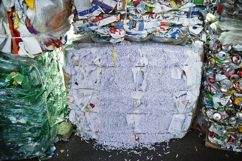 Residuos clasificados para ser reciclados. Foto: Pablo Vignali, adhocFOTOS