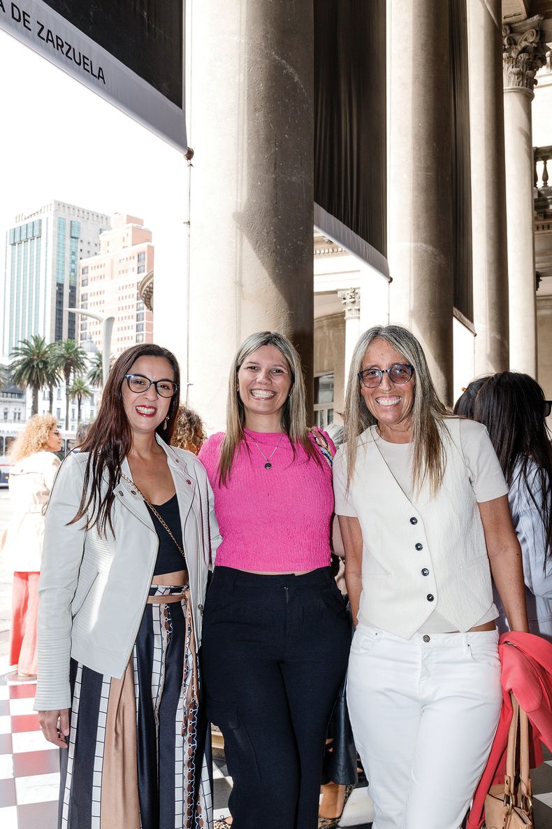Carolina Cirese, Pamela Román y Mónica Pallas