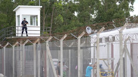 La Unidad 22, en Rocha, aloja a aproximadamente 200 reclusos. Foto: Javier Calvelo, adhocFOTOS