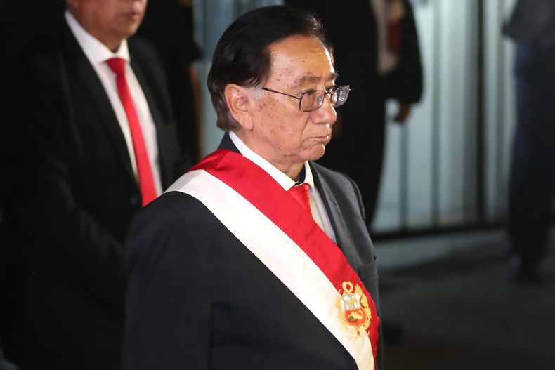 &nbsp;El nuevo mandatario de Perú, José María Balcázar.