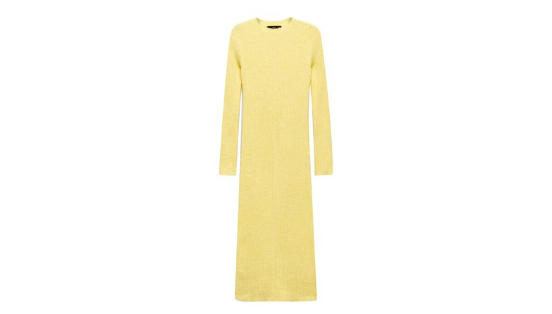Vestido midi de punto $ 3.990