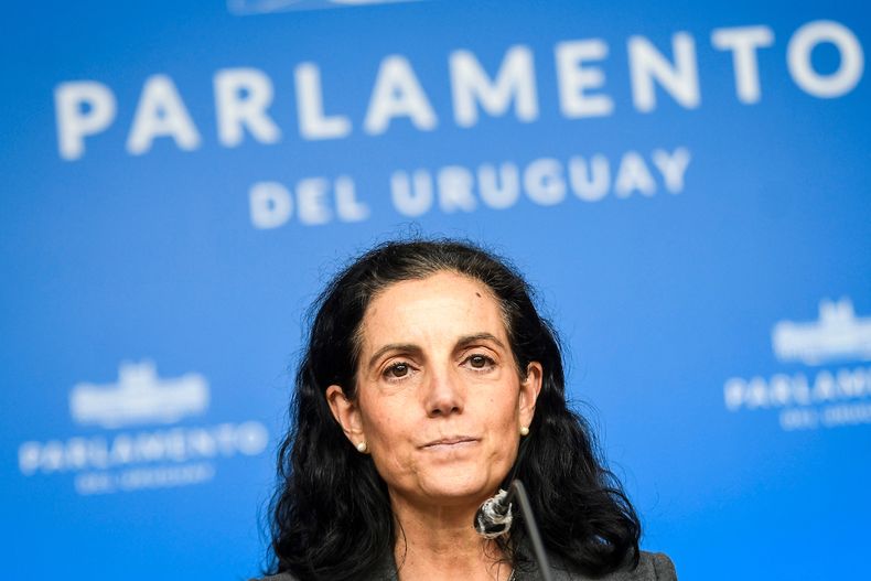 La ministra Azucena Arbeleche, en el Parlamento