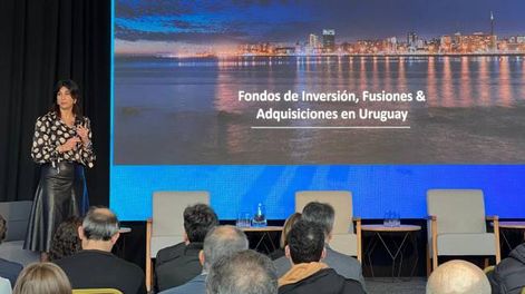 Durante la presentación del informe Fondos de Inversión, Fusiones y Adquisiciones en Uruguay 