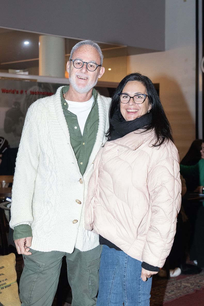 Fabián Sapiurka con Pamela Paredes&nbsp;