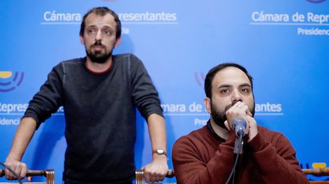 Búsqueda | Gonzalo Civila y Daniel Gerhard son dos de los principales referentes del Partido Socialista y el PVP, respectivamente. Foto: Javier Calvelo / adhocFOTOS