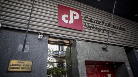 Fachada de la Caja de Profesionales Universitarios.