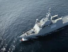 El P-46, uno de los patrulleros oceánicos construidos por Navantia para operaciones en alta mar de la Armada Española. El P-46, uno de los patrulleros oceánicos construidos por Navantia para operaciones en alta mar de la Armada Española.