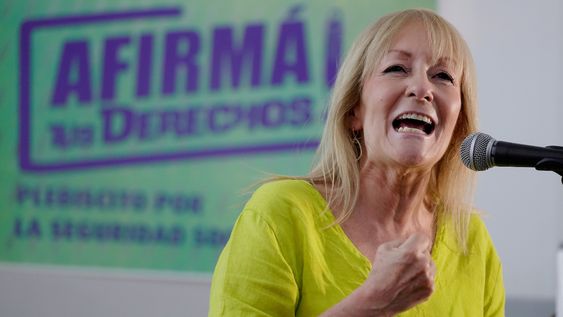 Carolina Cosse durante el Congreso Extraordinario del Partido Socialista, en marzo Carolina Cosse durante el Congreso Extraordinario del Partido Socialista, en marzo