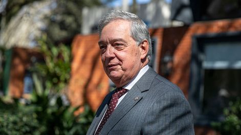 Fernando Mattos durante la inauguracion de la Expo Prado 2023 en Montevideo. Foto: Mauricio Zina / adhocFOTOS