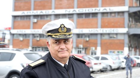 Comandante en Jefe de la Armada Nacional, Jorge Wilson. Foto: Nicolás Der Agopián