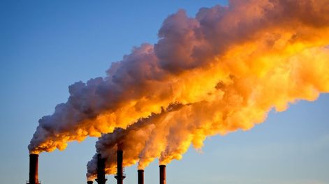 Humo de una fábrica