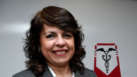 Virginia Romero, presidenta de la Caja de Profesionales. Foto: CCEAU