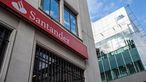 Banco Santander, en Ciudad Vieja.