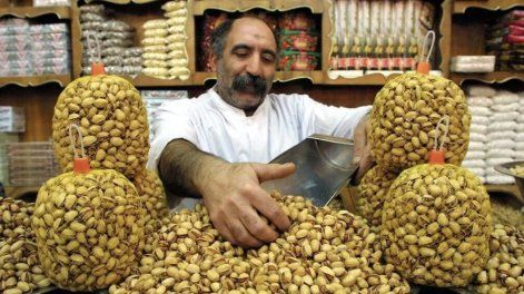 En una tienda de comestibles de Teherán, en Irán.