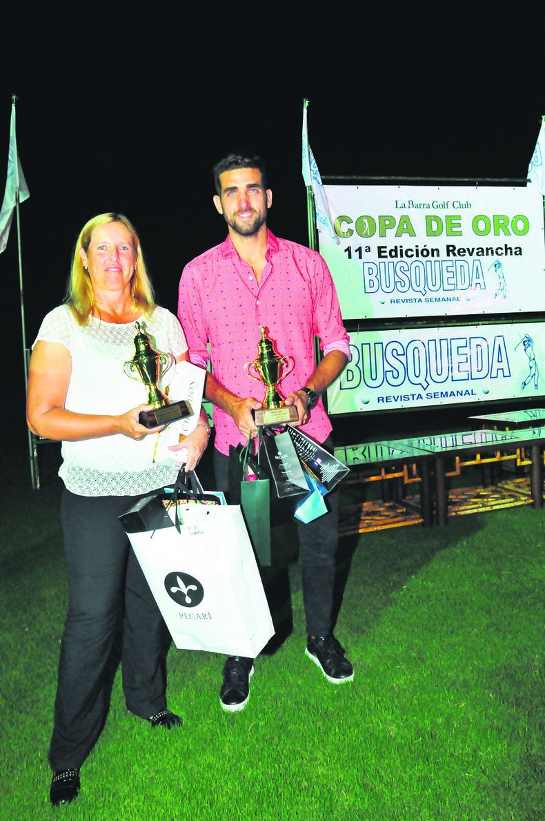 imagen de Adriana Sammartino y Martín De León fueron los ganadores de la  XI Copa Búsqueda Revancha, celebrada en La Barra Golf Club