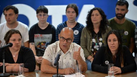 Conferencia de prensa de al comisión nacional Afirmá tus derechos, tras los resultados primarios del plebiscito de la seguridad social