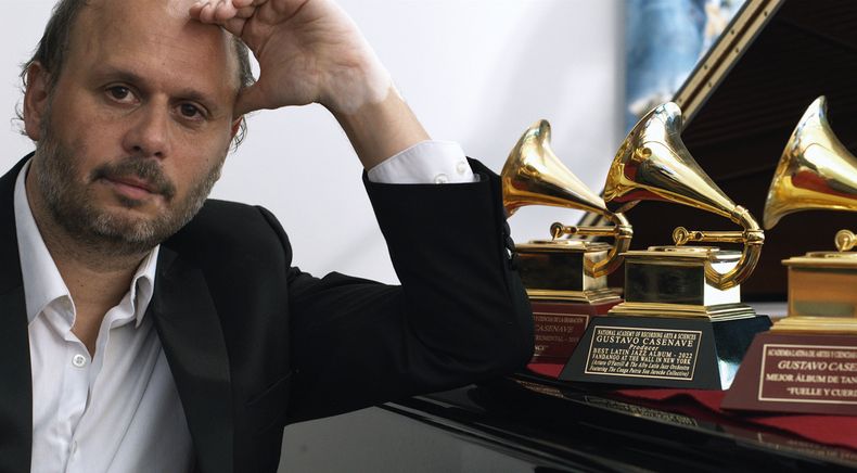 GUSTAVO CASENAVE AND HIS 3 GRAMMYS 2024.jpg