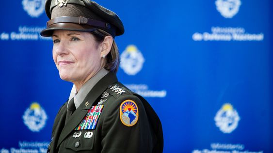 Laura Richardson, jerarca militar de Estados Unidos para Latinoamérica, durante una visita a Uruguay Laura Richardson, jerarca militar de Estados Unidos para Latinoamérica, durante una visita a Uruguay