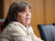 Mónica Ferrero durante la comisión ley lavado de activos de la Cámara de Diputados en el Anexo del Palacio Legislativo en Montevideo. Mónica Ferrero durante la comisión ley lavado de activos de la Cámara de Diputados en el Anexo del Palacio Legislativo en Montevideo.