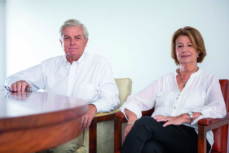 José Pedro Arcos y Cristina Belzarena. Foto: Nicolás Garrido