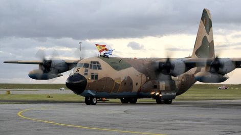 Los KC-130 H Hercules tienen una autonomía de vuelo de 18 horas. Foto: FAU