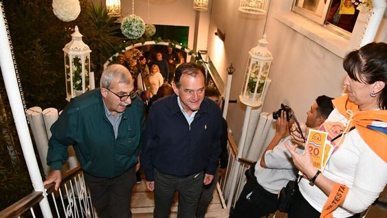 Enrique Montagno junto a Guido Manini Ríos. Enrique Montagno junto a Guido Manini Ríos.