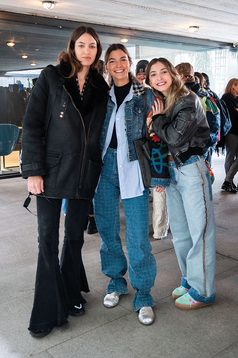 Magela Borrás, Josefina Alegresa y Malena Jafif