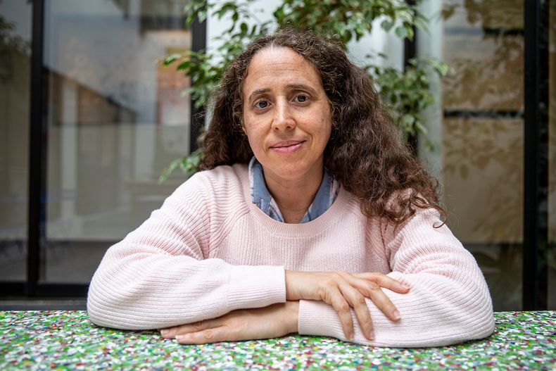 Fiorella Haim en las oficinas de Ceibal en 2022