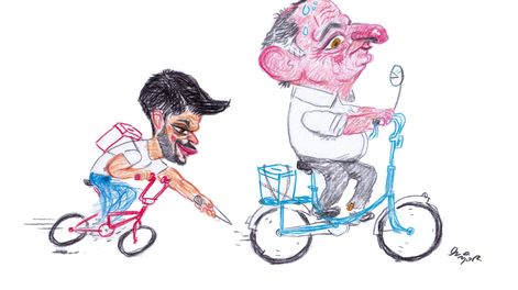 Andrés Ojeda y Álvaro Delgado, según la tinta de Junior