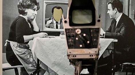 Búsqueda | Henny Trayles y Racardo Espalter en Telecataplum. Foto: Javier Calvelo, adhocFOTOS