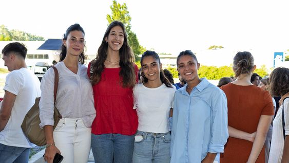 Delfina Rivero, Victoria Ferber, Chiara Martínez y Delfina Paullier
