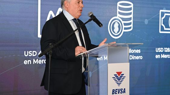 Eduardo Barbieri, gerente general saliente de la Bevsa. Eduardo Barbieri, gerente general saliente de la Bevsa.