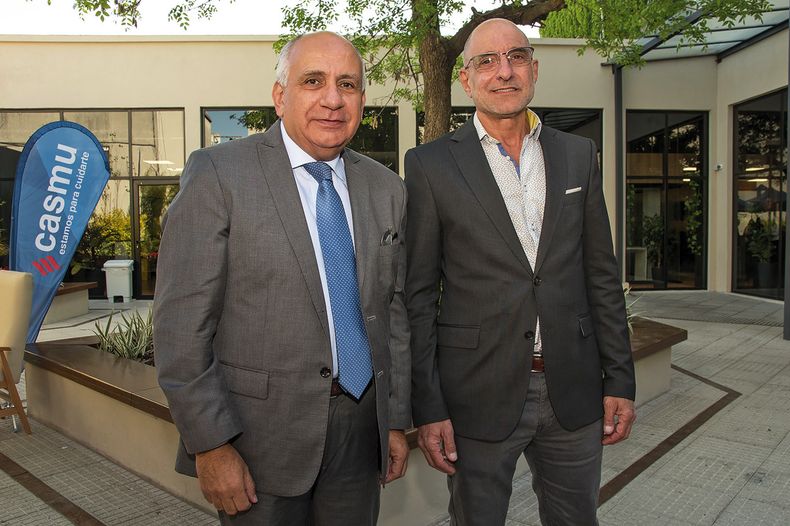 Álvaro Romero y Horacio Rodríguez, del Casmu