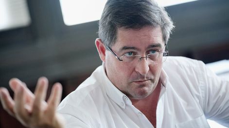 Búsqueda | Presidente de ASSE, Leonardo Cipriani, en su despacho. Foto: Javier Calvelo / adhocFOTOS