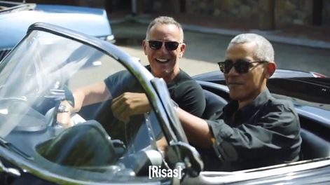 Encuentro cumbre entre dos liberales: Barack Obama y Bruce Springsteen