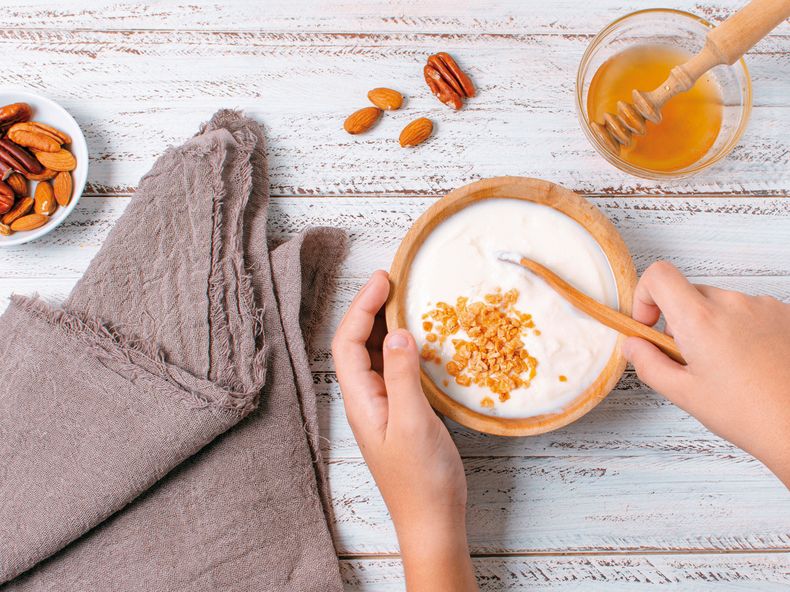 Yogur con miel: el elixir probiótico