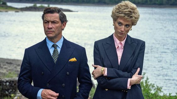 Dominic West y Elizabeth Debicki. Foto: Netflix